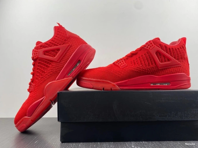 Rep TBK 4 Red AQ3559-600 Flyknit Retro Jordan 0714